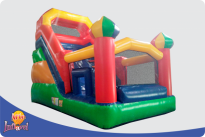 Tobogã Médio Fechado com Piscina de Bolinhas