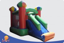 Pula-Pula Castelinho Pequeno com Saída de Escorrega